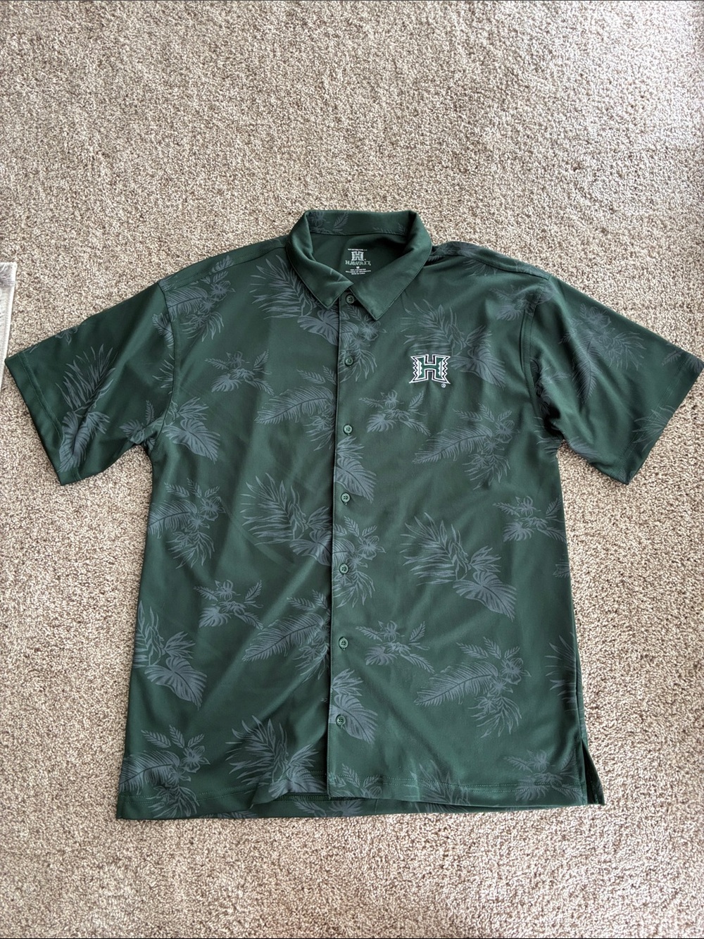Hawaii Button-Up Polo Shirt